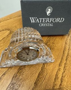 Waterford Crystal Small Mantel Clock 