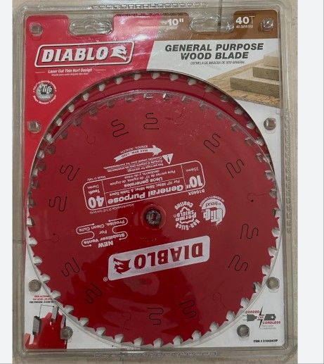 Diablo General Purpose Wood Blade 10" 40T