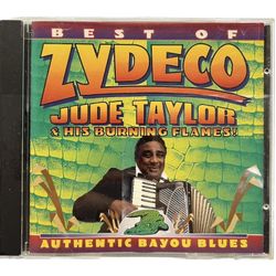 Best of Zydeco CD Jude Taylor & His Burning Flames! CD Music