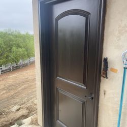 Painting Wood Grain Door
