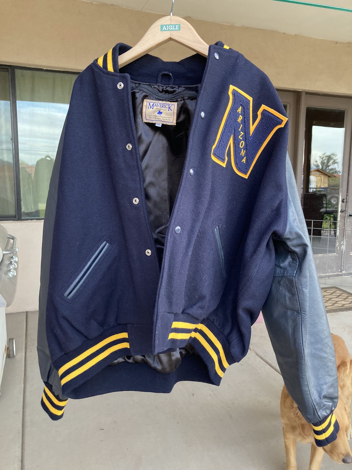 Varsity Letter Jackets Maverick Letterman Jacket Men's Michigan - Main Image