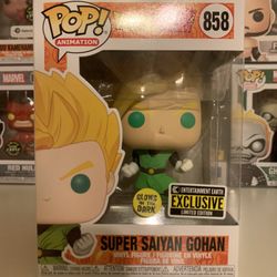 Super Saiyan Gohan Glow In The Dark Exclusive Funko Pop