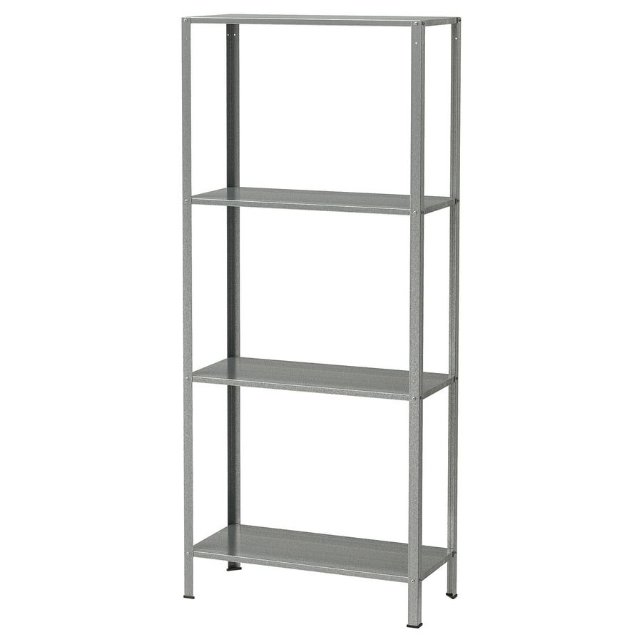 HYLLIS Shelf unit, indoor/outdoor, 23 5/8x10 5/8x55 1/8 "