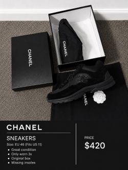 Chanel CC Logo Sneaker