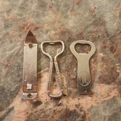 Vintage Bottle Openers, Can Opener, Coors,Coke, Carta Blanca