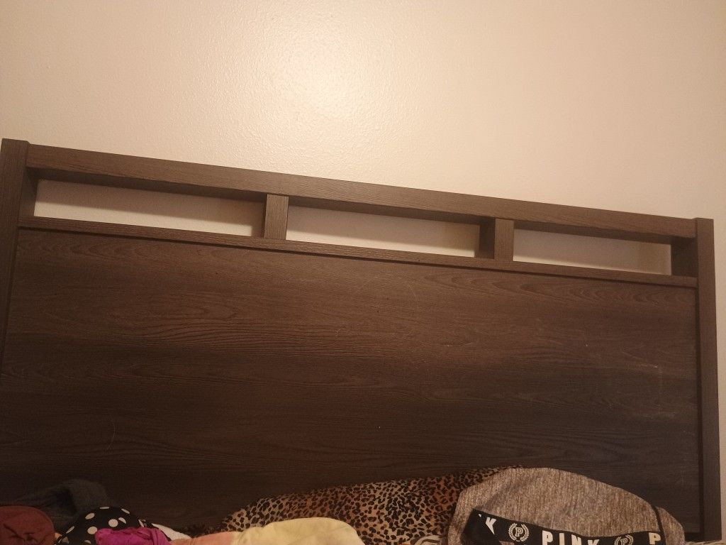 Queen Bed Head Board And 2 End Tables