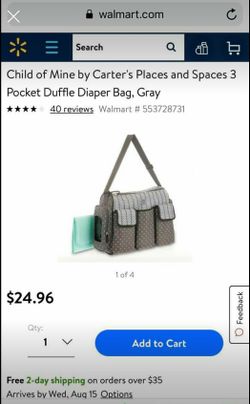 Wholesale 10PCS Carter's Diaper Bag 2 Colors Carini Bambini/Mummy