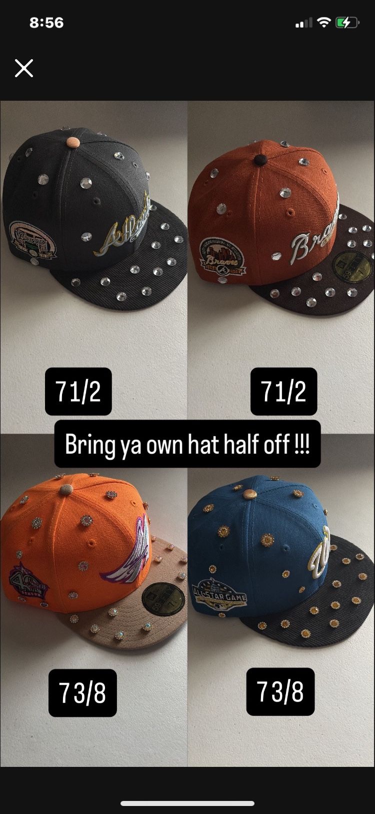 FITTED CAPS $75
