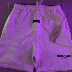 Essentials Light Oatmeal Shorts S