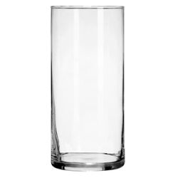 16 Pieces Clear Glass Cylinder Vases, 7.25x3.25 in.