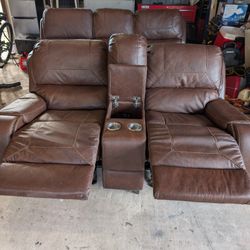 Leather Living Room Set