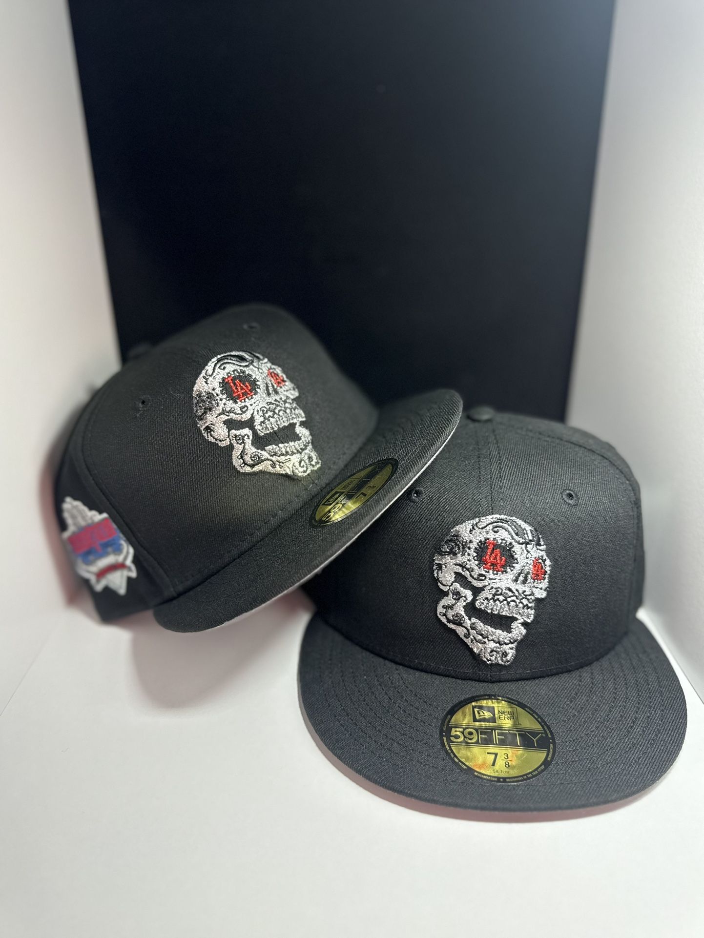 LA Dodgers Skull Patch Hat Club App Exclusive New Era