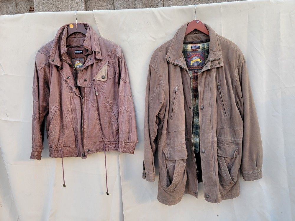 vintage leather Adventure Bound thinsulate w/ zipout liners, prices in posting