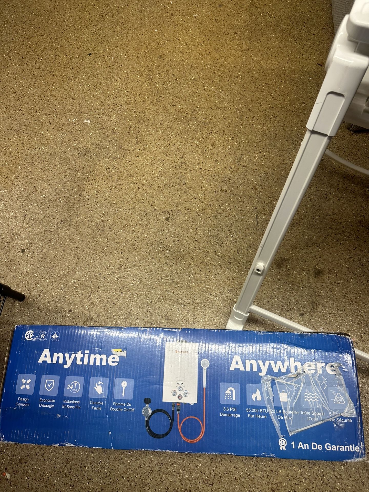 Camplux 5L 1.32 GPM Outdoor Portable Propane Tankless