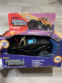VINTAGE 1983 BUDDY L POWER DRIVERS 4x4 WHEEL DRIVE PICK-UP STILL IN BOX 4791 NEW
