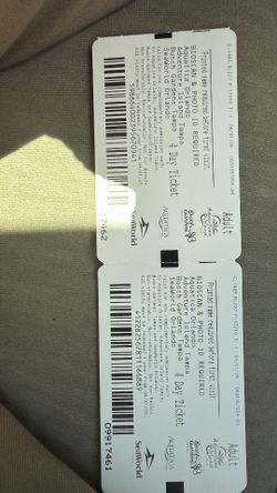 Seaworld 4 park ticket