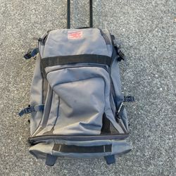 Rawlings Baseball Bag, R9 Rawlings Baseball Glove , Game Time Elite Catchers Helmet,  Under Armour helmet