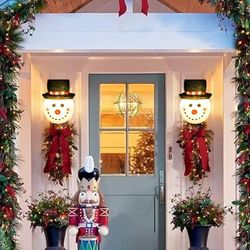 Christmas Snowman Lights Covers 2 Pack Set 