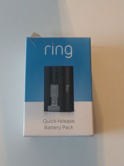 Ring Quick-Release Battery Pack
