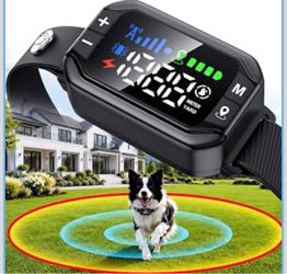 New in Box GPS Wireless Dog Fence System, Electric Suit for dogs 10-130 lbs Jet Black