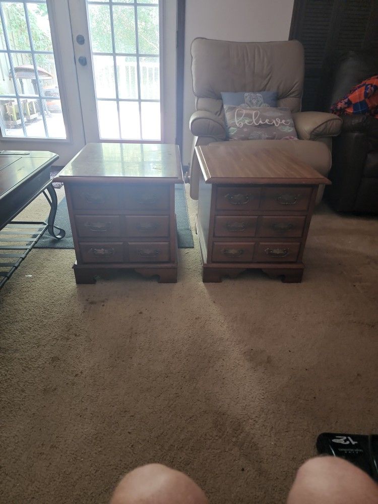 Matching End Tables And Coffee Table