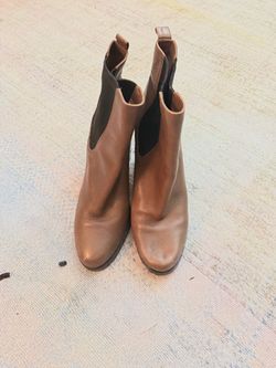 Coach Brown Leather Chelsea Boots