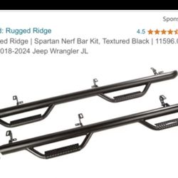 side steps for Jeep wrangler 2018-2024