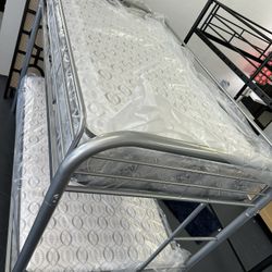 Twin Size Metal Bunk Bed