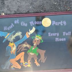 This Old Painting is From The Old Hoot And Howl Bar