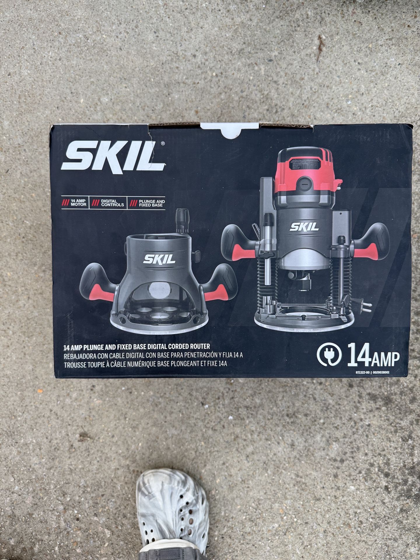 Skil 14 Amp Plunge And Fixed Base Digital Corded 