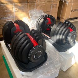 Pair Adjustable Dumbbell Brand New In Solid Boxes Each Dumbbell (5 To 52 5 ) $220