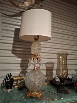 Vintage crystal lamp