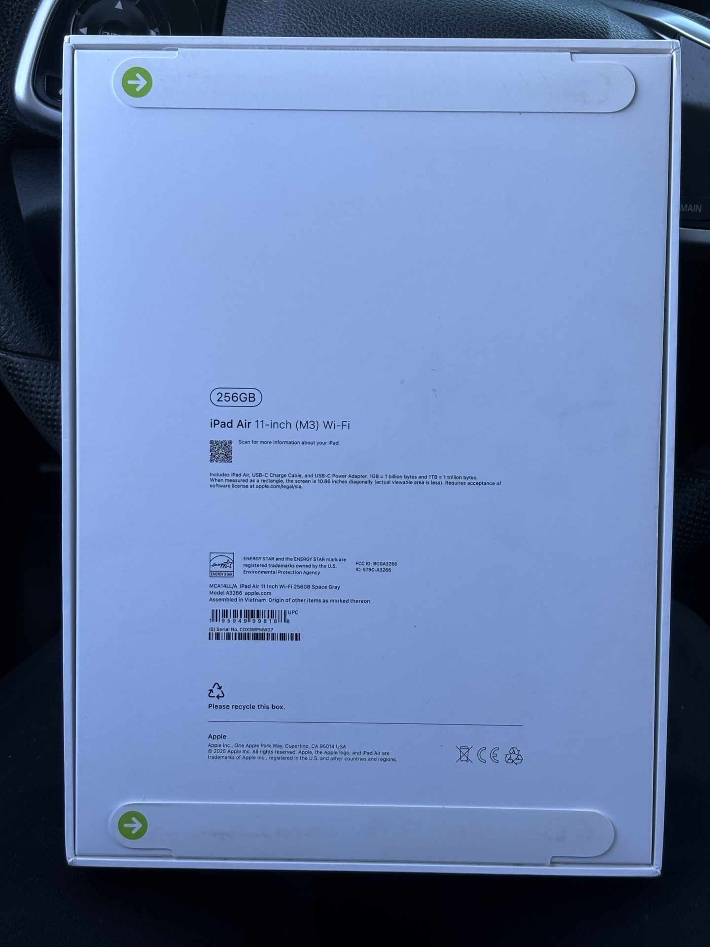 iPad Air 11 Inch (M3) Wi-Fi 256 GB, Including Apple Pencil (USB-C)