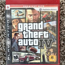 Video Game GRAND THEFT AUTO IV PS3