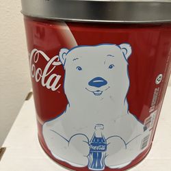 (2) - Large - Coca-Cola Tins - (Collectable)  $ 10 - For Both   Excellent Condition