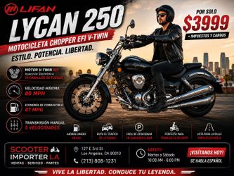 🏍️ ¡LIFAN LYCAN 250 EFI! 🔥