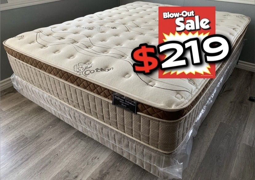 Queen Organic Cloud Edition EuropillowTop Matres!!!!