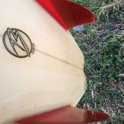 5ft 10in Twin Keel Fin Fish Surfboard