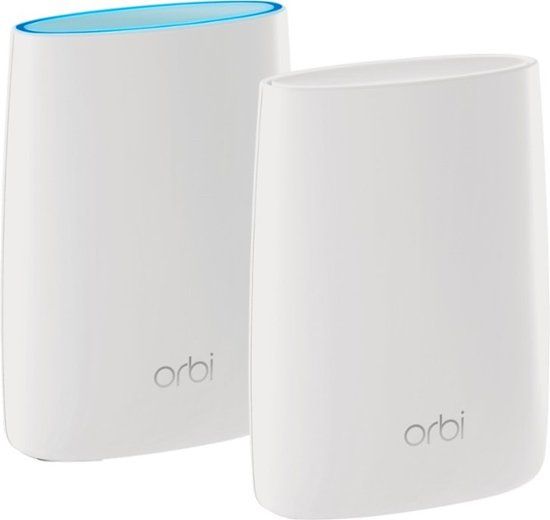 NETGEAR - Orbi AC3000 Tri-Band Mesh Wi-Fi System (2-pack) - White