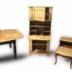 Lot Of Furniture Needs Further Restoration 