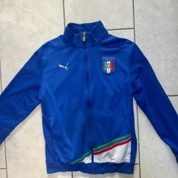 Italy Azzurri Puma Pre-Match Zip Jacket
