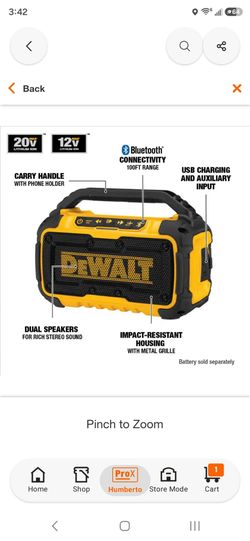 20V MAX Cordless Bluetooth Speaker (Tool Only)