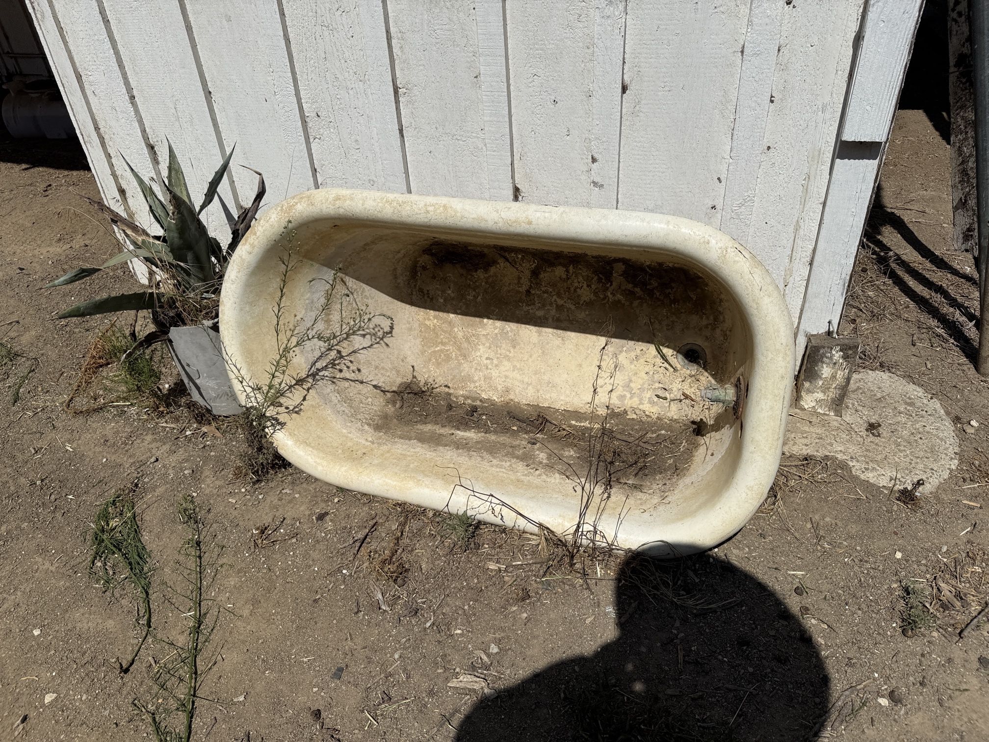 Old Cast-Iron Tub