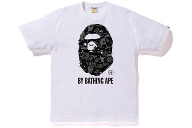 Authentic A Bathing Ape (BAPE) White Graphic Tee – Size M