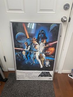Vintage 1977 Star Wars poster
