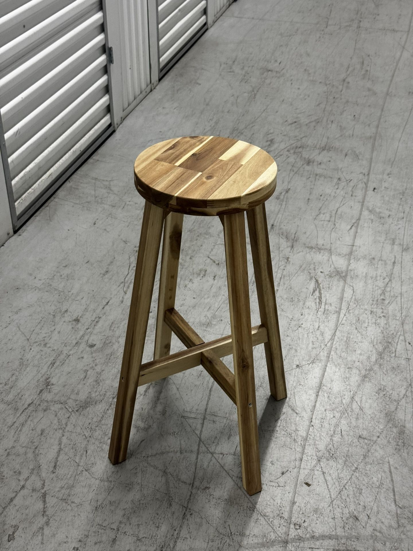 Round Wooden Stool