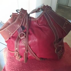 Jo JEANS LEATHER HANDBAG./Purse