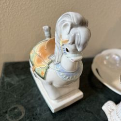 Antique Horse Saddle Cookie Jar