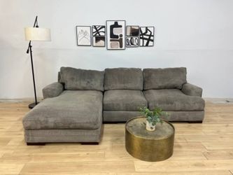 Ashley Gray 2-Piece Sectional Couch with Left Facing Lounge