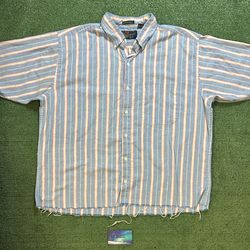 Vintage club cropped button up